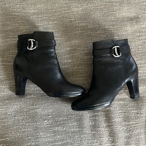 Black Ralph Lauren leather boots, size 9.5